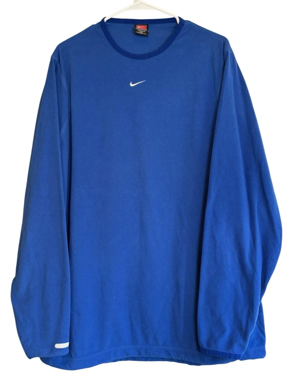 Nike Team Therma-FIT Fleece Pullover Blue Crewneck Sweatshirt Men’s XXL